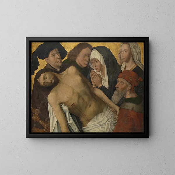 La Lamentation du Christ - Hugo van der Goes — framed artwork on a wall