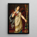 Esther frente a Asuero - Hugues Merle — cuadro enmarcado en la pared