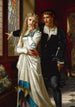 Hamlet y Ofelia - Hugues Merle — vista de la obra
