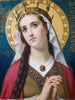 Santa Isabel de Hungría - Hugues Merle — vista de la obra