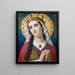 Santa Isabel de Hungría - Hugues Merle — cuadro enmarcado en la pared