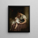 Las primeras espinas del conocimiento - Hugues Merle — cuadro enmarcado en la pared