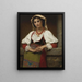 La chica napolitana - Hugues Merle — cuadro enmarcado en la pared