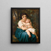 Pensamientos del futuro - Hugues Merle — cuadro enmarcado en la pared