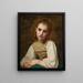 Young Beauty - Hugues Merle — framed artwork on a wall