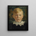 Retrato de juventud de Joseph Luns - Huib Luns — cuadro enmarcado en la pared