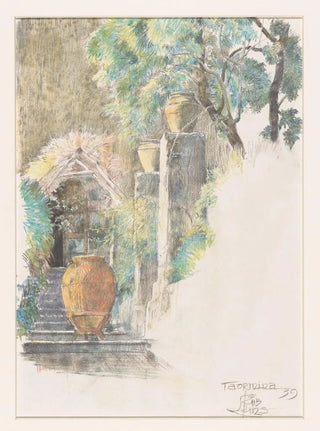 Huib Luns - Trap in tuin te Taormina.webp