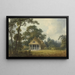 Summer house with full-length lattice windows - Humphry Repton — framed artwork on a wall