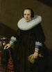 Retrato de Geertruyd Reael, esposa de Philips Denijs - Huygh Pietersz Voskuyl — vista de la obra