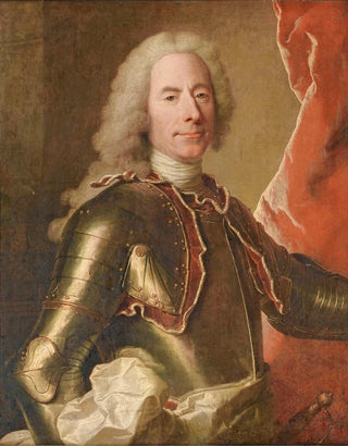 Hyacinthe Rigaud - Portrait Of A Man Wearing An Armor.webp