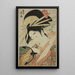 La cortesana Hanaogi de l'Ogiya - Ichirakutei Eisui — cuadro enmarcado en la pared