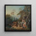 Idylle rural - François Boucher — cuadro enmarcado en la pared