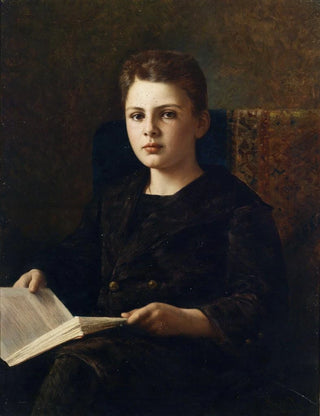 Ignace Spiridon - Portrait des jungen Oskar Fraenkel.webp
