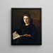 Portrait of young Oskar Fraenkel - Ignace Spiridon — framed artwork on a wall