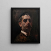 Retrato - Ignacio Pinazo Camarlench — cuadro enmarcado en la pared