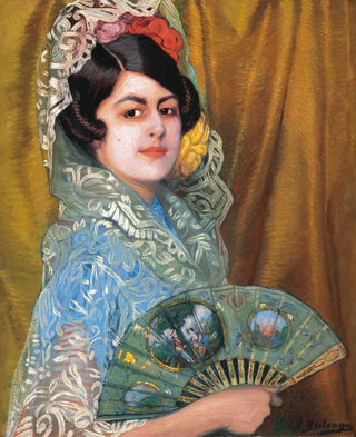 Ignacio Zuloaga - Dama Con Abanico.webp