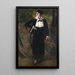 Mademoiselle Souty - Ignacio Zuloaga — framed artwork on a wall