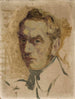 Self-portrait Painting - Ignacy Pinkas — artwork view