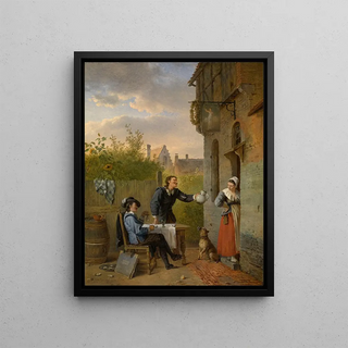 Ignatius Josephus Van Regemorter - Tavern Scene.webp