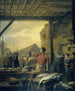 El Mercado de Pescado de Amberes - Ignatius Josephus Van Regemorter — vista de la obra