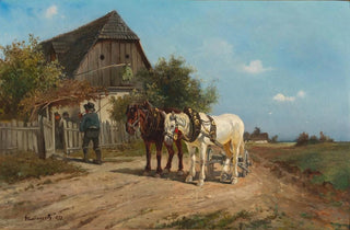Ignaz Ellminger - Besuch beim Heurigen.webp