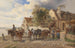 Horses of the Towpath by the River - Ignaz Ellminger — artwork view
