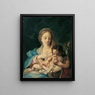 Ignazio Stern - Maria mit dem Kind und dem Johannesknaben.webp
