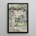 Rangée de maisons - Igor Pčel — cuadro enmarcado en la pared