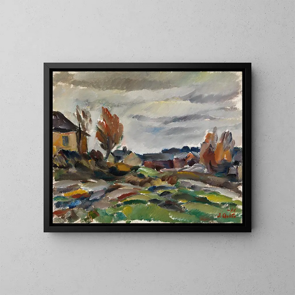 Tempête - Ilmari Aalto — cuadro enmarcado en la pared