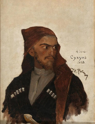 Ilya Efimovich Repin - Portrait of a Kabardian Prince.webp