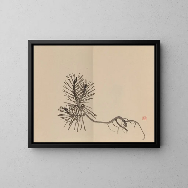 Keinen shugajō Pl07 - Imao Keinen — cuadro enmarcado en la pared
