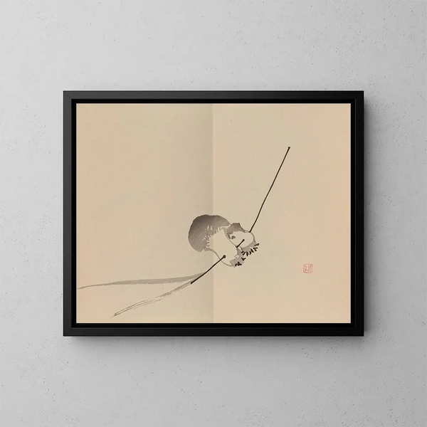 Ninguna obra titulada "Keinen shugajo Pl08" está reconocida. - Imao Keinen — cuadro enmarcado en la pared