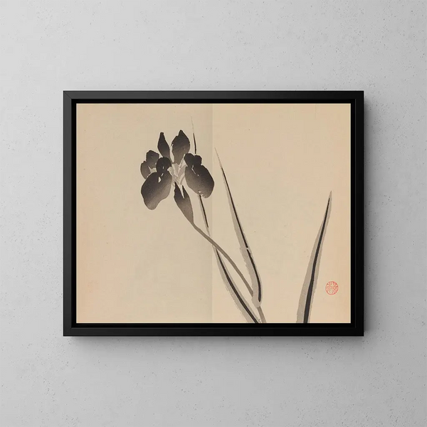 Ninguna obra titulada "Keinen shugajo Pl21" es reconocida en la historia del arte. - Imao Keinen — cuadro enmarcado en la pared