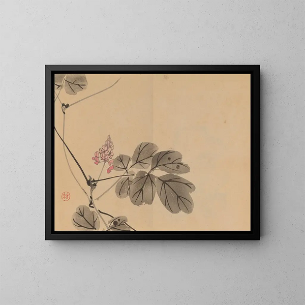 Keinen shugajō Pl. 36 - Imao Keinen — framed artwork on a wall