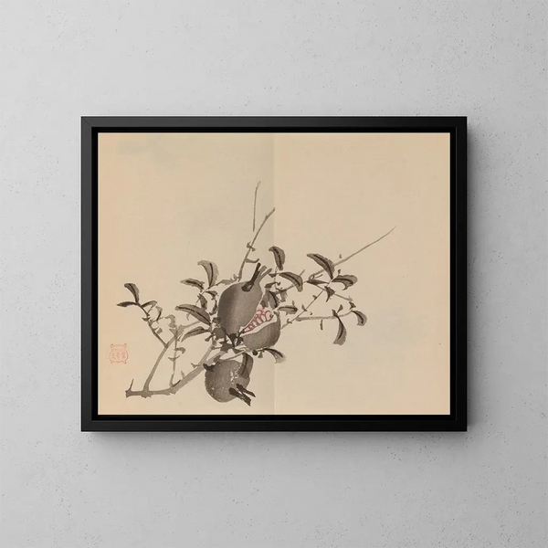 Keinen shugajō Pl39 - Imao Keinen — framed artwork on a wall