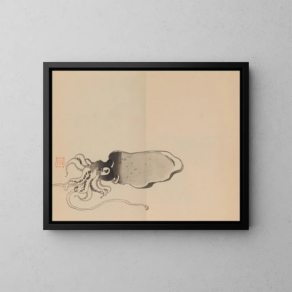 Keinen shugajō Pl47 - Imao Keinen — framed artwork on a wall