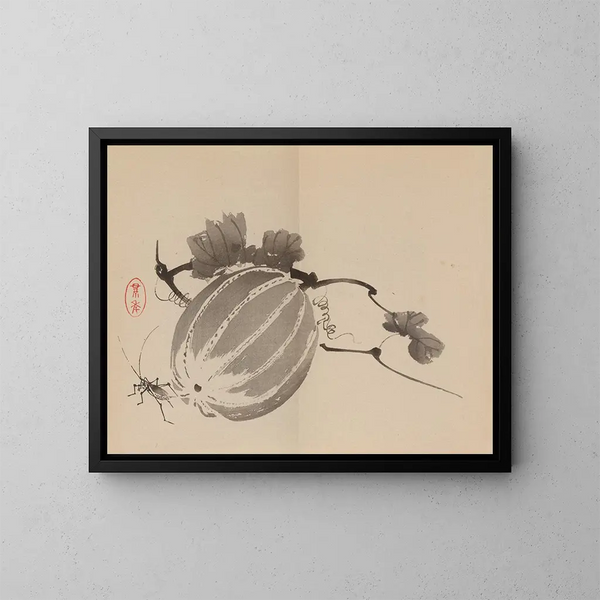 Keinen shugajō Pl54 - Imao Keinen — framed artwork on a wall