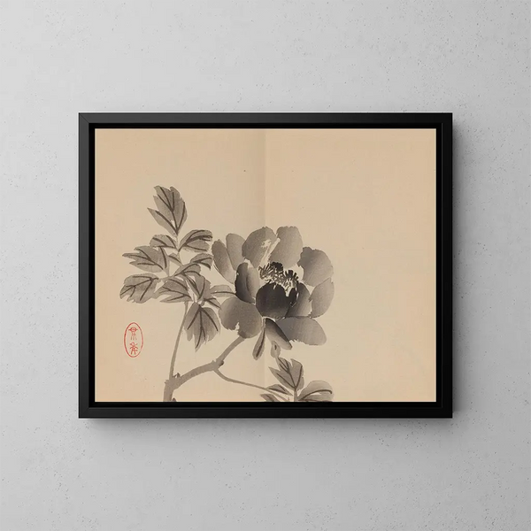 Keinen shugajō Pl57 - Imao Keinen — framed artwork on a wall