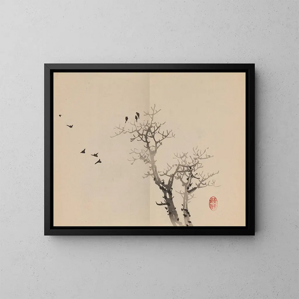 Keinen shugajō Pl67 - Imao Keinen — framed artwork on a wall