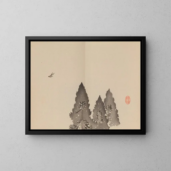 Keinen shugajō Pl70 - Imao Keinen — framed artwork on a wall
