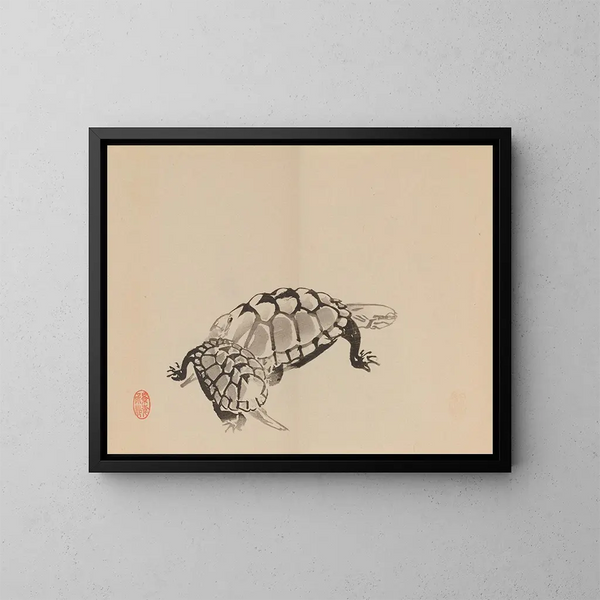 Keinen shugajō Pl71 - Imao Keinen — framed artwork on a wall