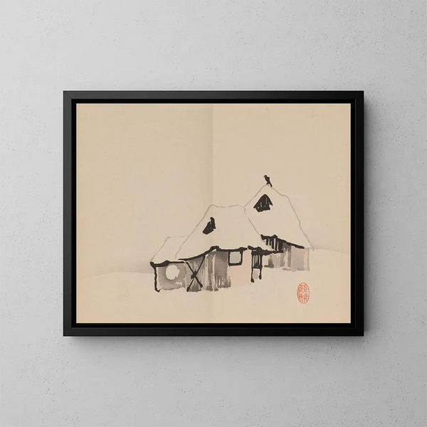 Keinen shugajō Pl72 - Imao Keinen — framed artwork on a wall