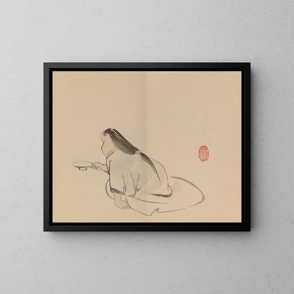 Keinen shugajō Pl73 - Imao Keinen — framed artwork on a wall