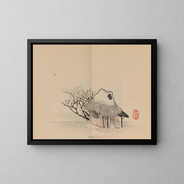 Keinen shugajō Pl77 - Imao Keinen — framed artwork on a wall