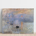 Reproduction of the painting Impression Sunrise - Claude Monet