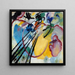 Improvisation 26 rowing - Wassily Kandinsky — framed artwork on a wall
