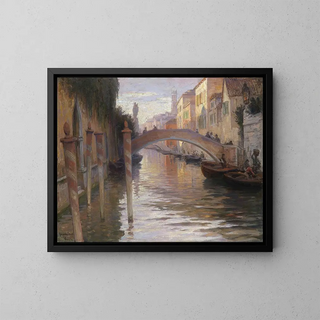 Imre Gergely - Abendstimmung in Venedig.webp