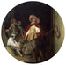 interior con soldados - Willem Cornelisz Duyster — presentado en un interior