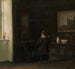 Reproduction of the painting Interior painting with the artist Émilie Heise's wife - Carl Holse