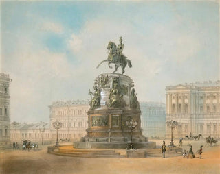 Iosef Iosefovich Charlemagne - Monument To Nicholas I St Isaacs Square.webp